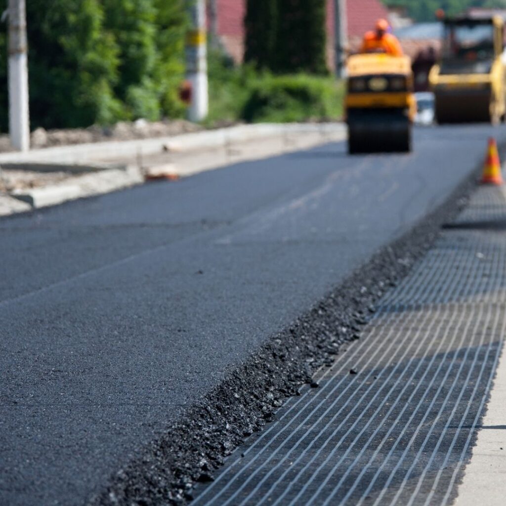 Asphalt paving for city streets and commercial properties